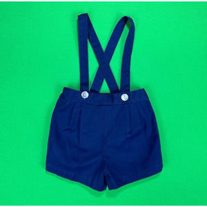 Kids Navy Blue Overalls